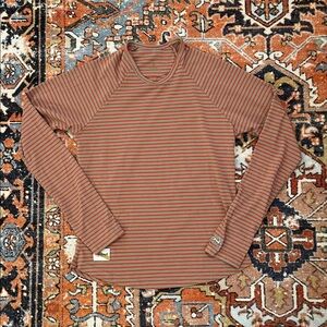 Tracksmith Horizon Long Sleeve Striped | Size S